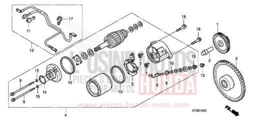 STARTING MOTOR PES125RA de 2010
